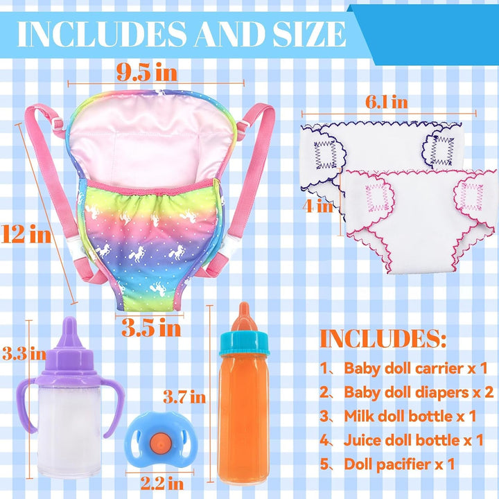 Magische Flasche Baby Puppe Milchfläschchen mit Schnuller, Magische Puppenflasche mit Verschwindende
