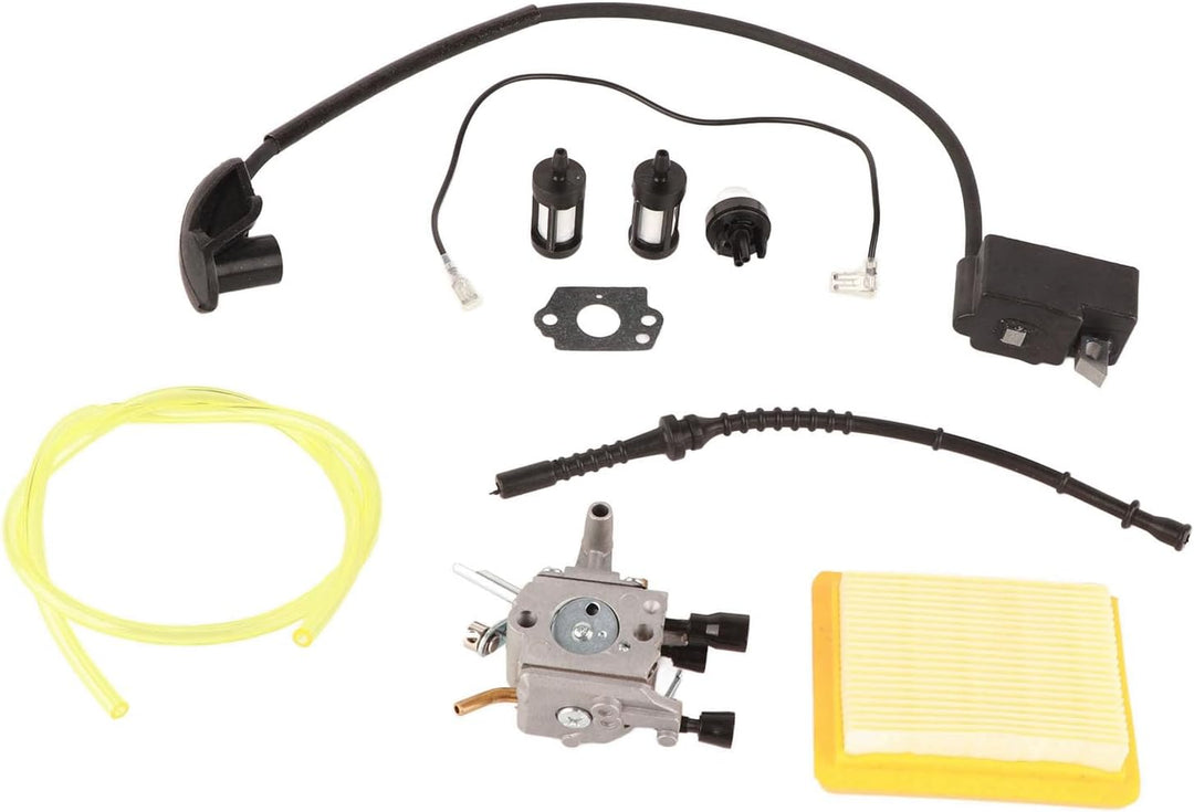 Vergaserfilter Zündspule Primer Luftfilter Kraftstoffschlauch Kit für STIHL FS 120 120r FS200 FS250