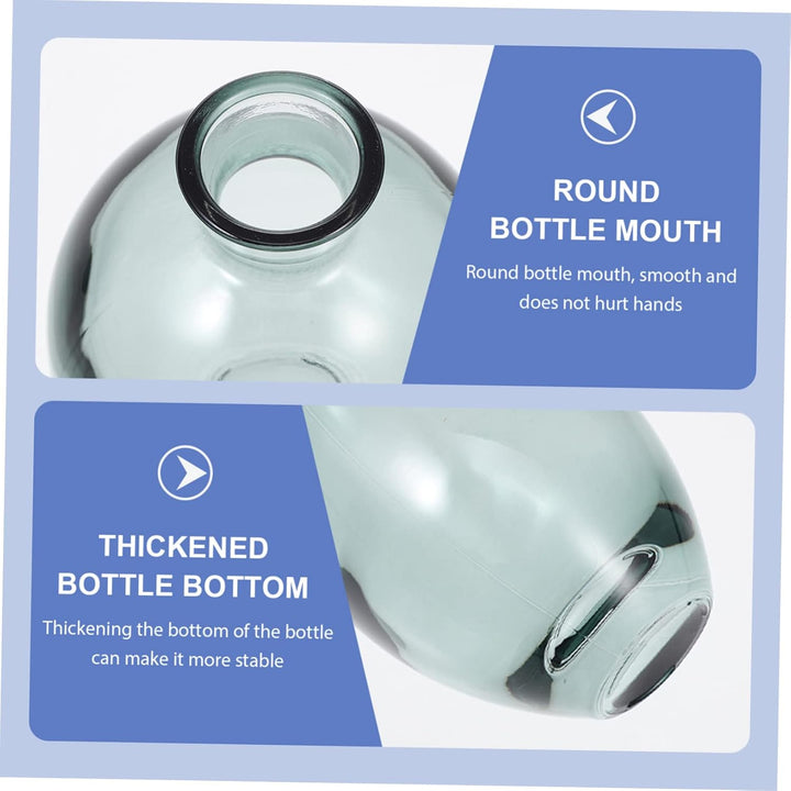 BESPORTBLE 3 Stück Vase Kleine Glasvasen Für Blumen Artificiales Decorativas para Sala Green Home De