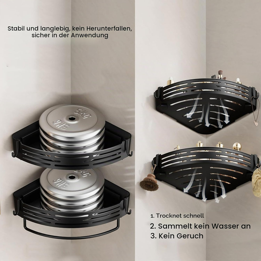 3er-Pack Dusch-/Küchen-Organizer, Caddy, Badezimmer-Caddy, wasserdicht, grosses Fassungsvermögen, Ku