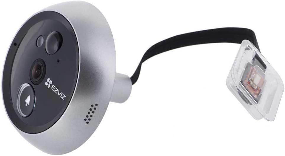 EZVIZ WLAN Türklingel mit 4600mAh Akku, 4,3 Zoll Farbbildschirm, 155° Weitwinkel und PIR-Sensor, 2MP