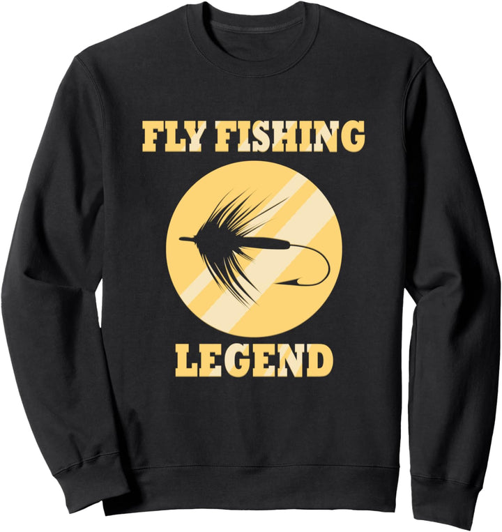 Fliegenfischer-Legende Hobbyfischer Angler Sweatshirt