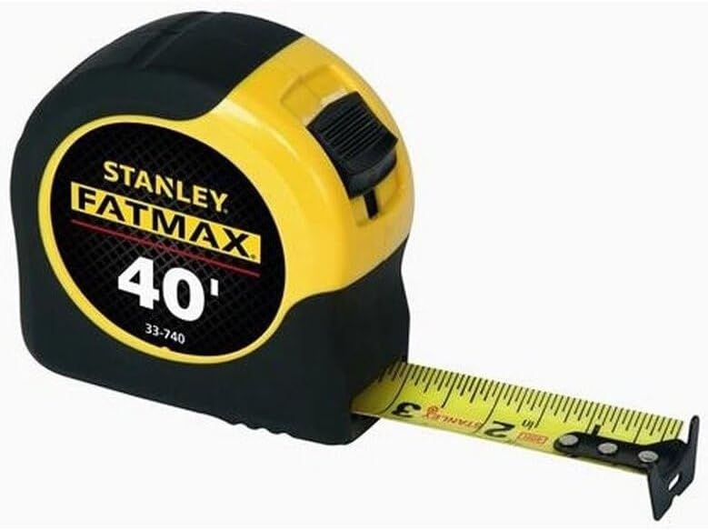 Stanley Hand Tools 33-740L FatMax Massband, 101,6 m, 3