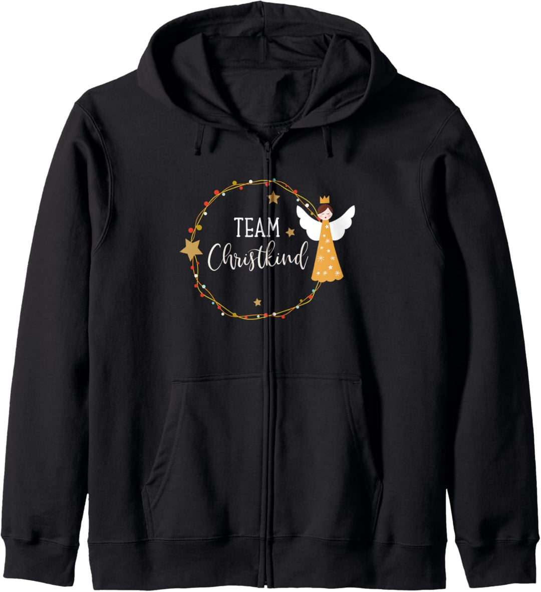 Team Christkind Motiv für Familien Weihnachten Kapuzenjacke