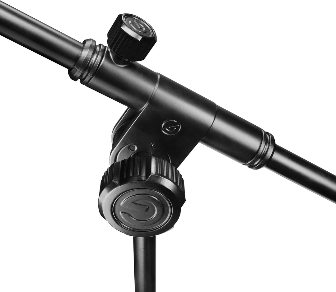 Gravity TMS 4321 B - Touring Mikrofonstativ mit Standard Galgen, Grosse, griffige Spannmuffe zur Höh