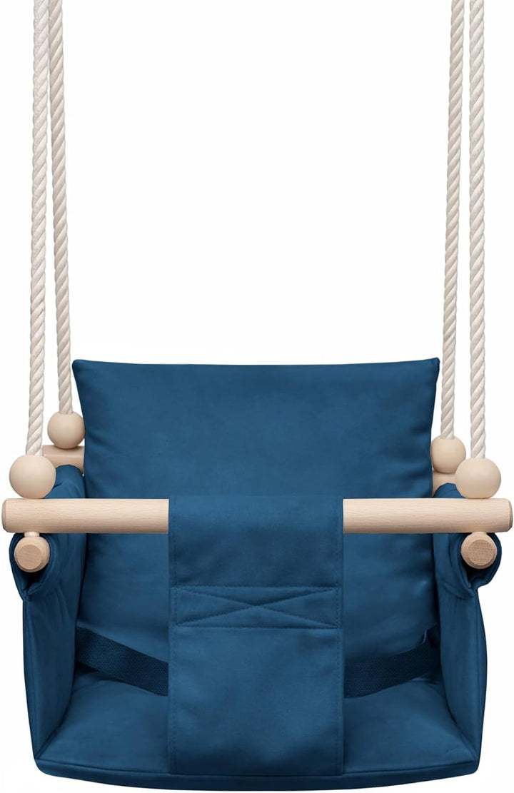 MAMOI® Babyschaukel, Baby schaukel Indoor, Kinderschaukel aus Holz, Holzschaukel für Kinder, Schauke
