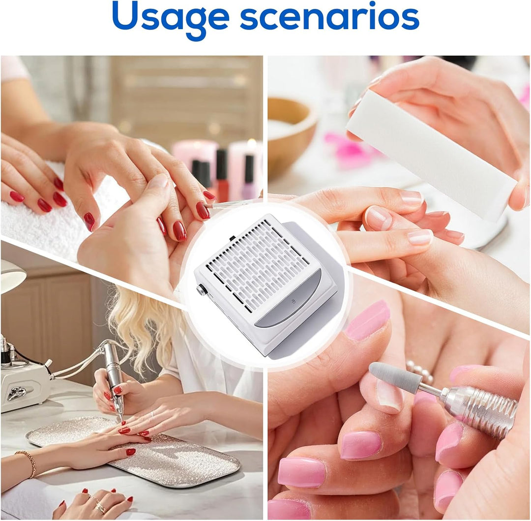 Staubabsaugung Für Nägel, Dust Extractor for Nails, Saugstarke Leistungsstarke Nagelstaubabsaugung,