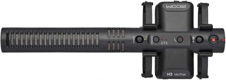 Zoom M3 MicTrak Stereo Audio Recorder + keepdrum Fell-Windschutz WSWH