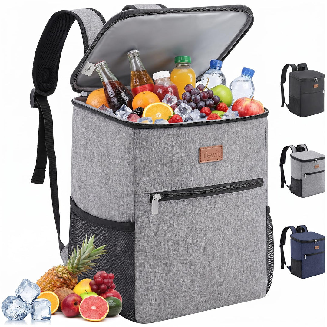 Lifewit 24L Kühl Rucksack Kühlrucksack Kühltasche Picknicktasche Gross Isoliert Cooler Bag Männer Fr