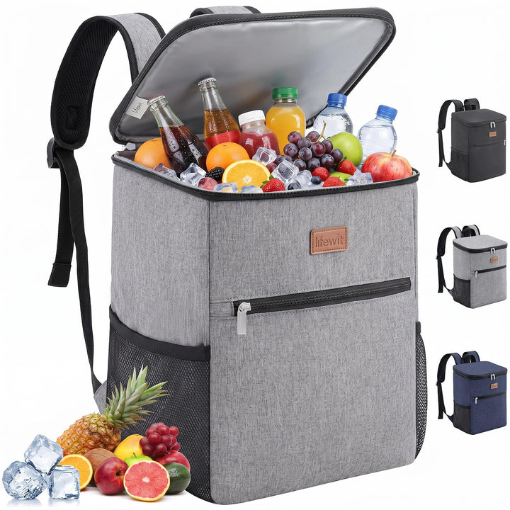 Lifewit 24L Kühl Rucksack Kühlrucksack Kühltasche Picknicktasche Gross Isoliert Cooler Bag Männer Fr