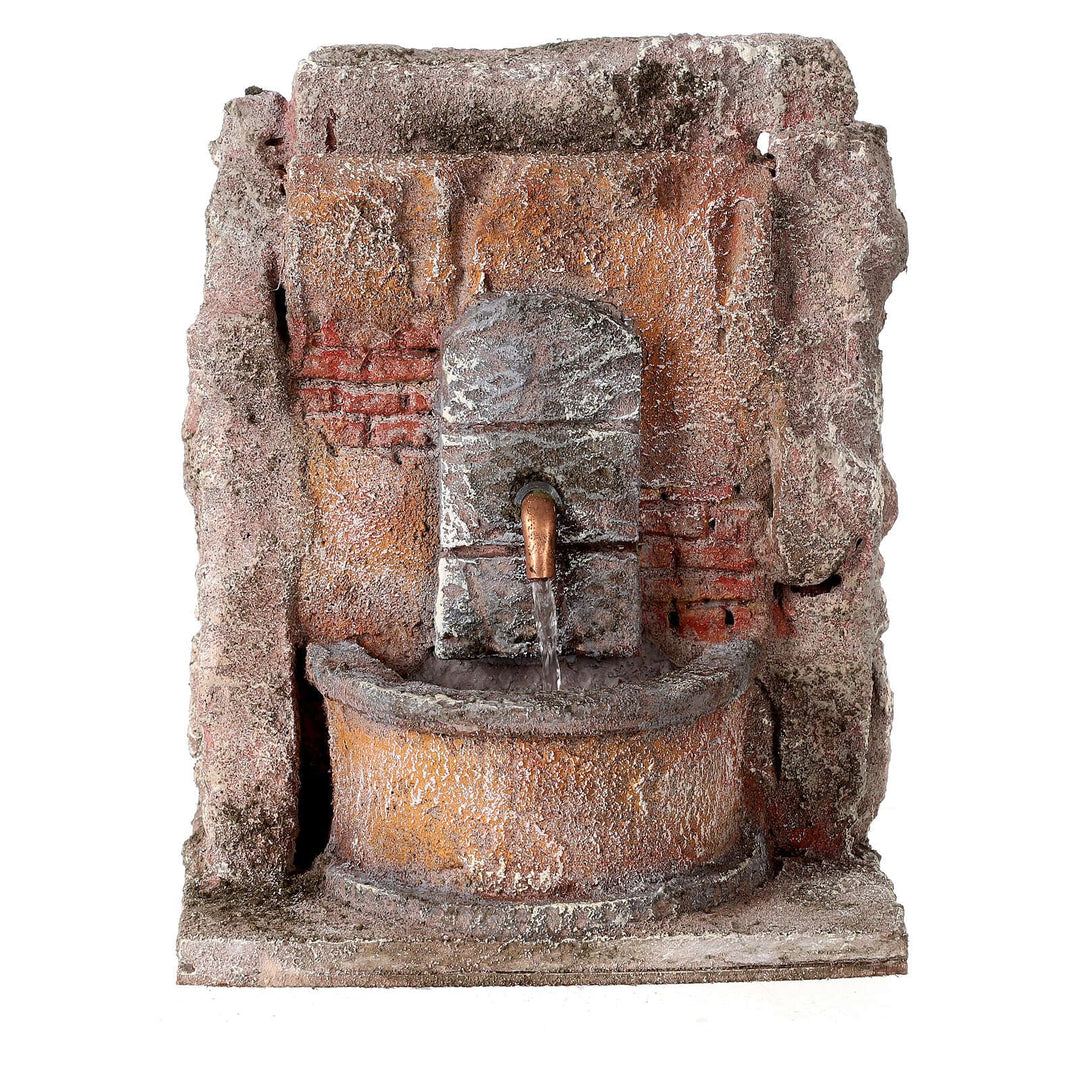 Holyart Brunnen für Krippe im Stein 18x16x16cm