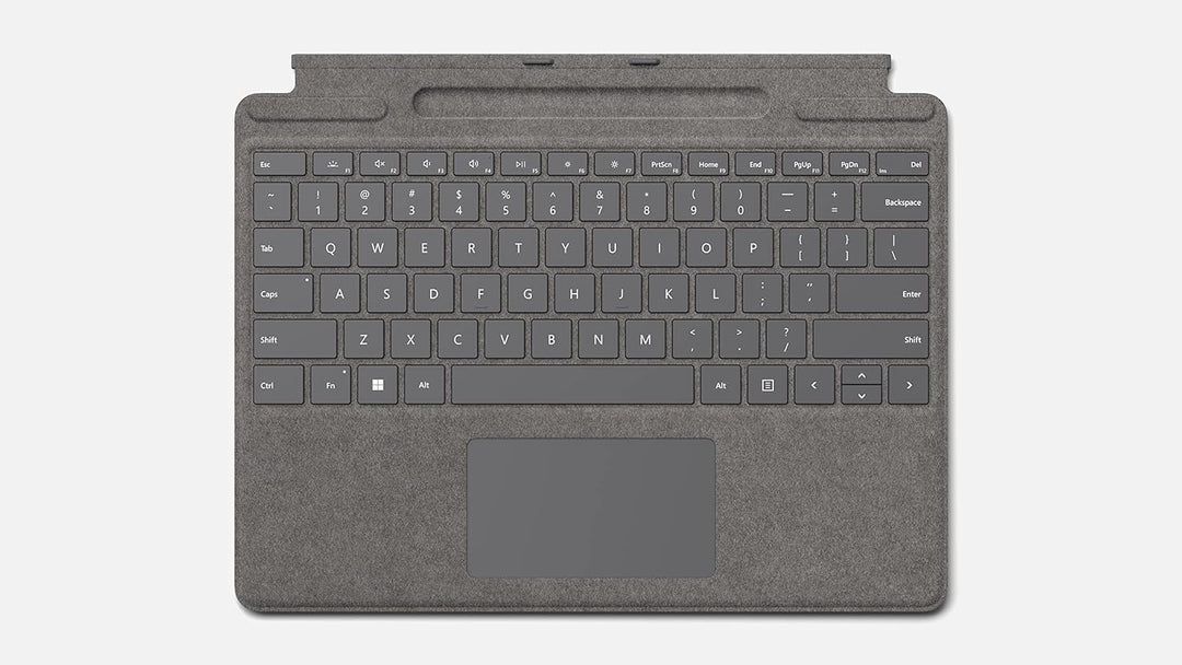 Microsoft Surface Pro 8/X Cover Alcantara + Pen - Platinum Platinum Keyboard + Pen, Platinum Keyboar