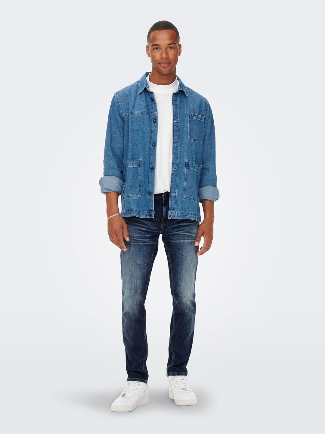 ONLY & SONS Male Normal geschnitten ONSWEFT REG Blue 3251 Jeans NOOS 31W / 30L Blue Denim, 31W / 30L