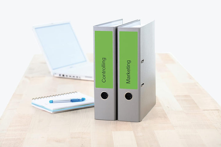 HERMA 4299 Ordnerrücken Etiketten kurz breit, 100 Blatt, 192 x 61 mm, 4 Stück pro A4 Bogen, 400 Ordn