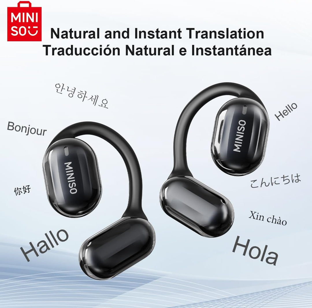 MINISO MS162 AI Kopfhörer Übersetzer 3-in-1 Sprachübersetzer Kopfhörer Übersetzungskopfhörer mit ech