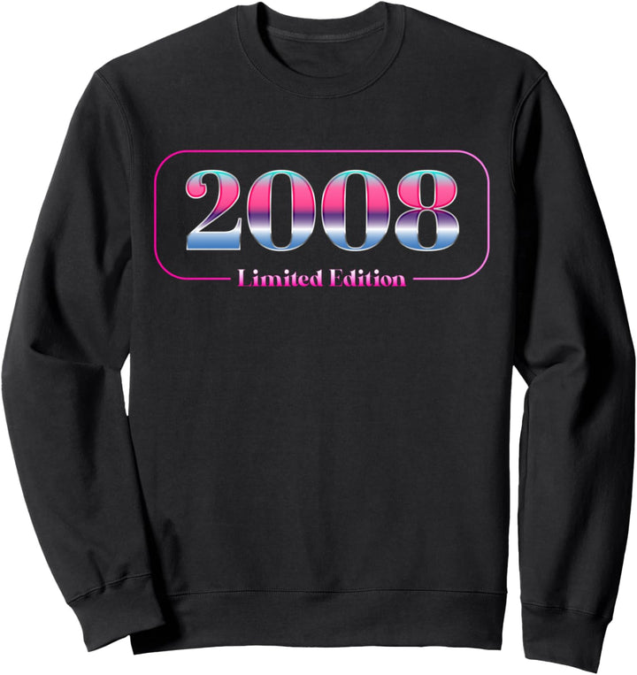 16. Geburtstag Junge Mädchen 16 Jahre 2008 Lustig Geschenk Sweatshirt