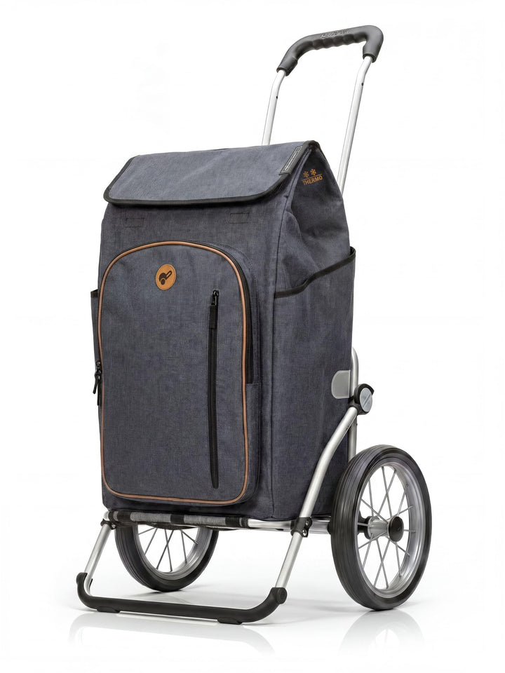 Andersen Einkaufstrolley - klappbar - 61 Liter - mit Kühlfach - Aufhängung für Einkaufswagen - belas
