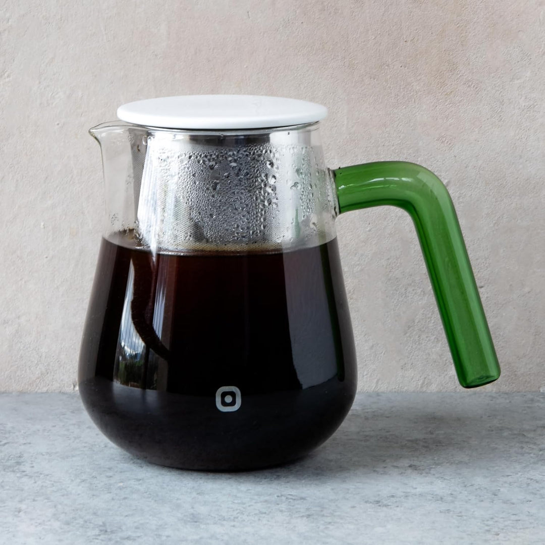 ARCA X-Tract Glas Kaffeekanne mit Filter 1,0l | Coffee Maker für 4-5 Tassen | Kaffeebereiter mit Kaf