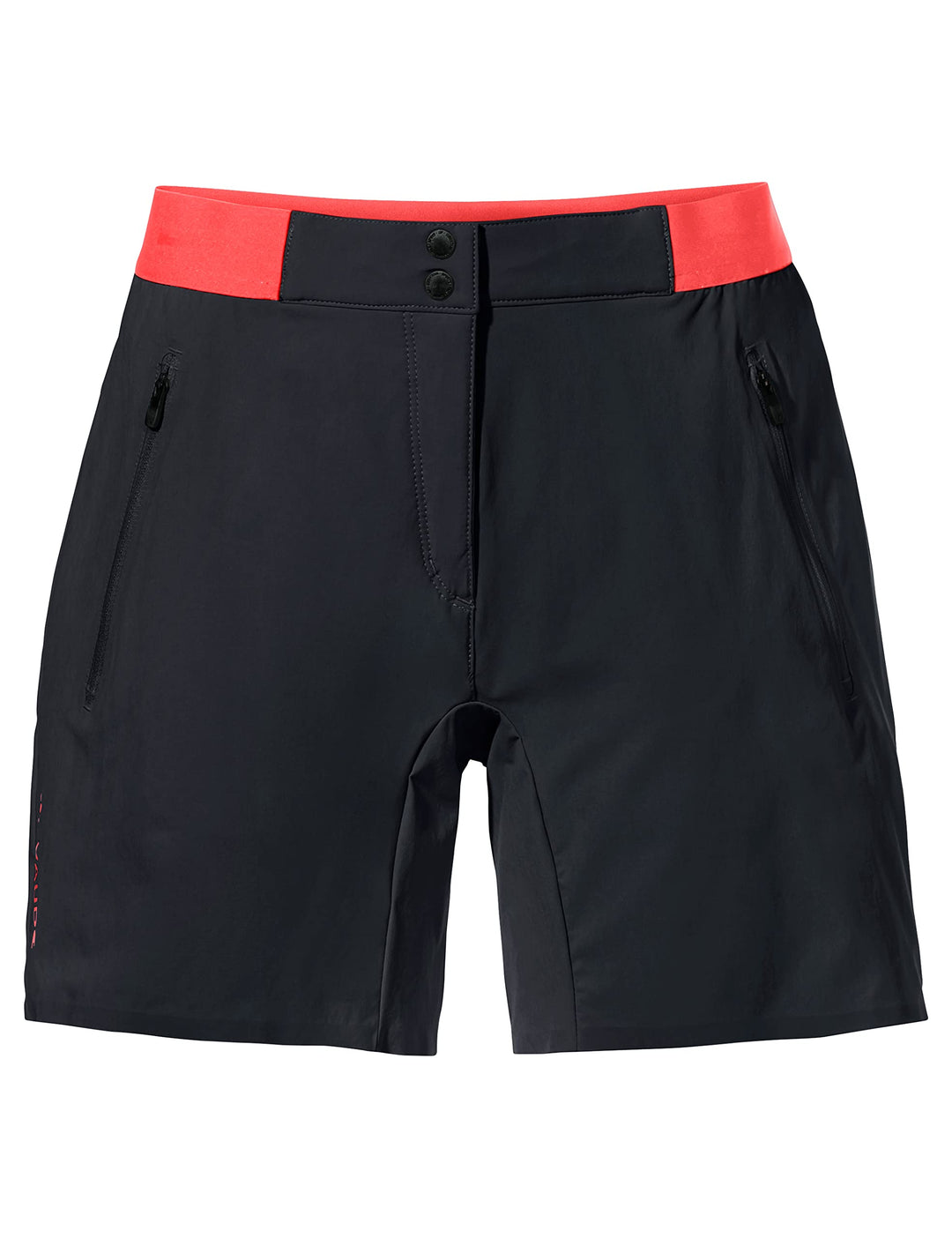 VAUDE Hosen Women's Scopi LW Shorts II 36 Black/Vibrant Coral, 36 Black/Vibrant Coral