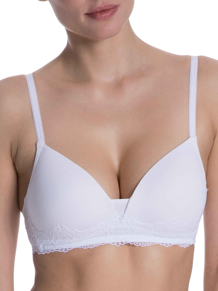 Nina von C. Romance Bügelloser Soft-BH Damen 75A Weiss, 75A Weiß