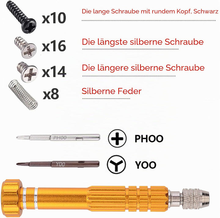 eXtremeRate NS Joycon Hülle &amp; Tasten, DIY-Ersatz Gehäuse Case Grips Skin Shell &amp; Knöpfe Buttons Umba