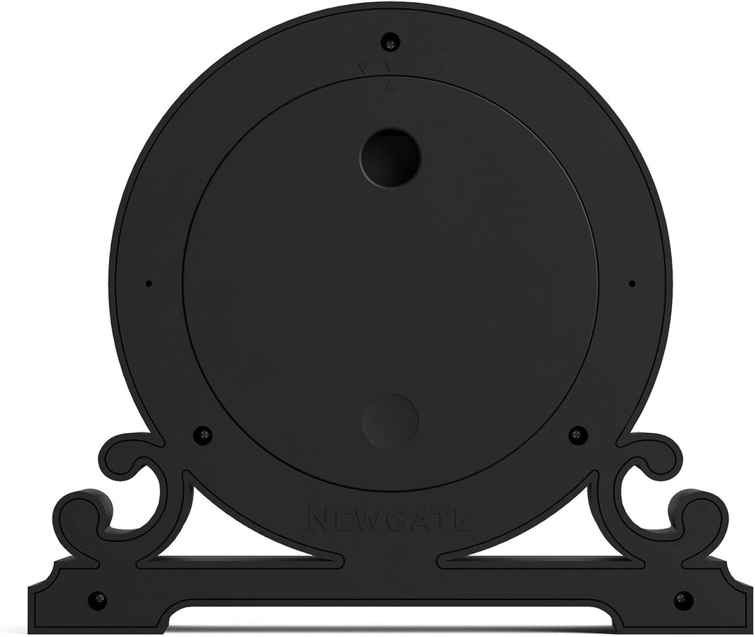 NEWGATE® Divisadero Kaminsims Uhr | Traditionelles doppelschnecken Design | Schwarz | Klassischer St