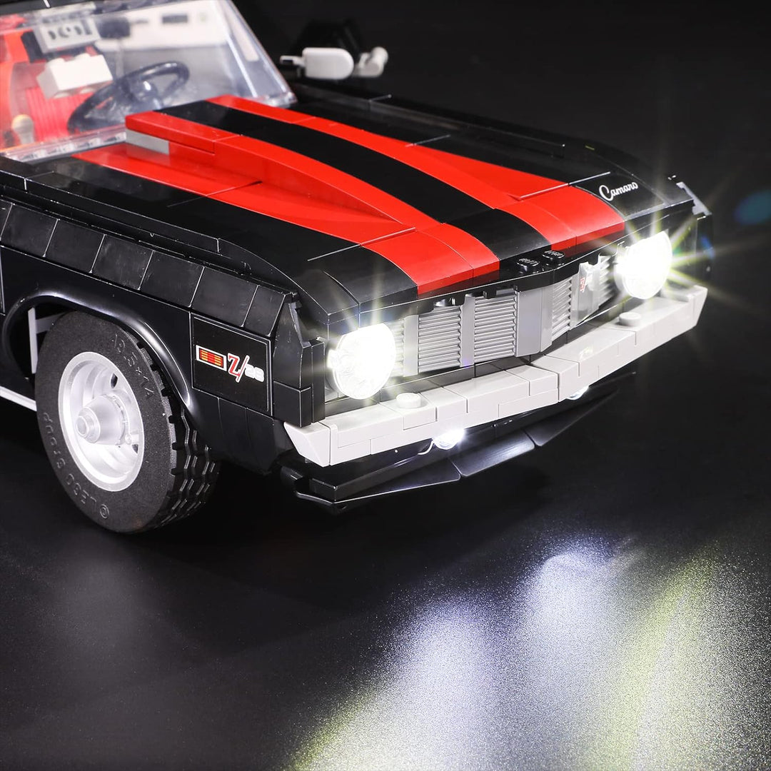 BRIKSMAX 10304 Led Licht für Lego Chevrolet Camaro Z28 - Compatible with Lego  Icons Bausteinen Mode