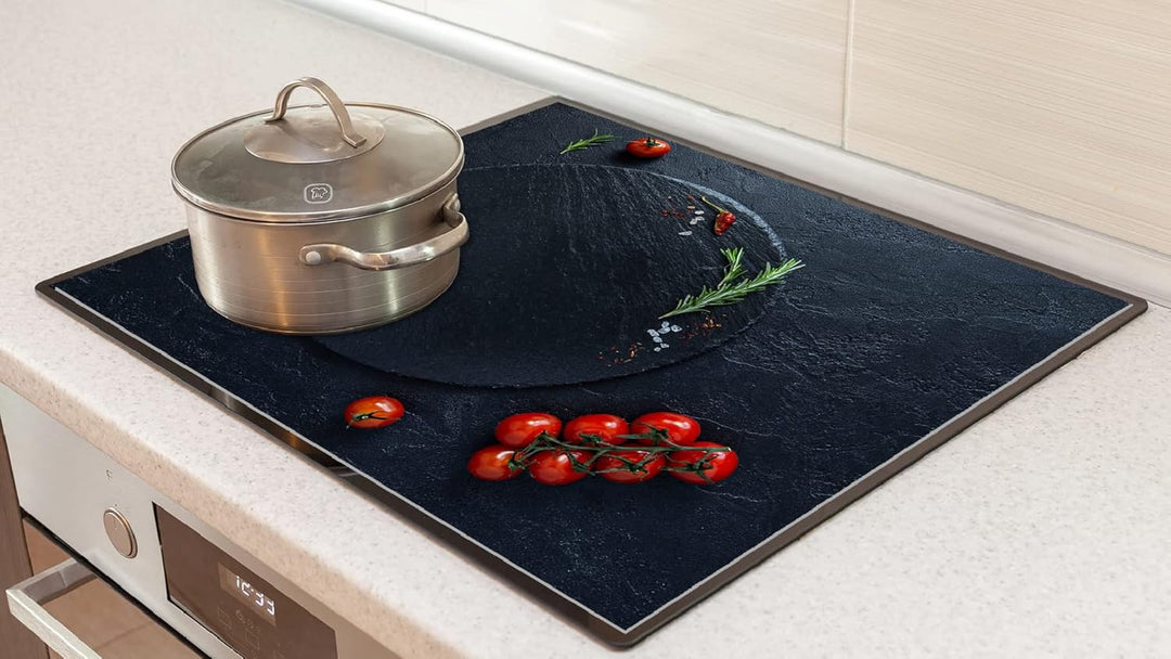 ALLboards Spritzschutz aus Glas TOMATEN, MIT TOMATEN 60x65cm Küchenrückwand aus Echtglas, für Küche,