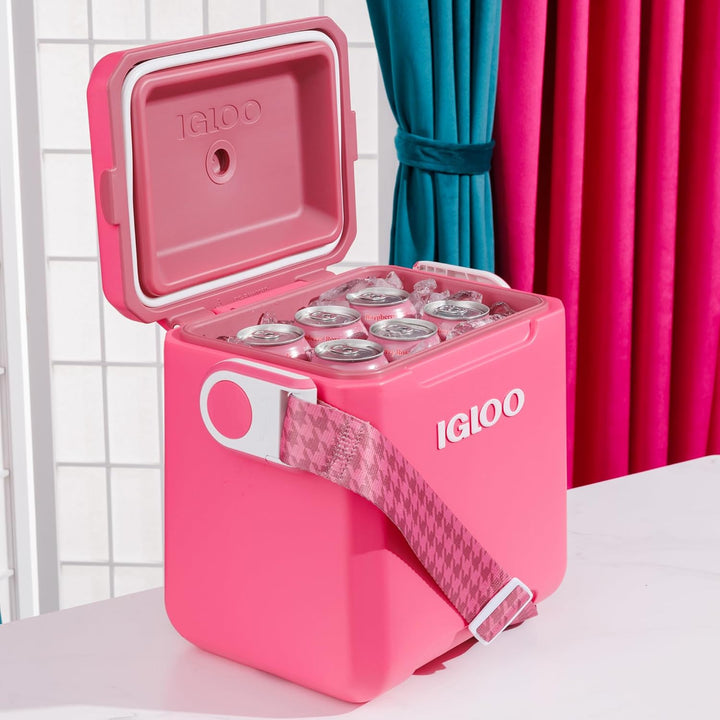 Igloo Tag Along - Passive Kühlbox - MaxCold Isolierung - Für Strand Picknick Remix Rosa, Remix Rosa