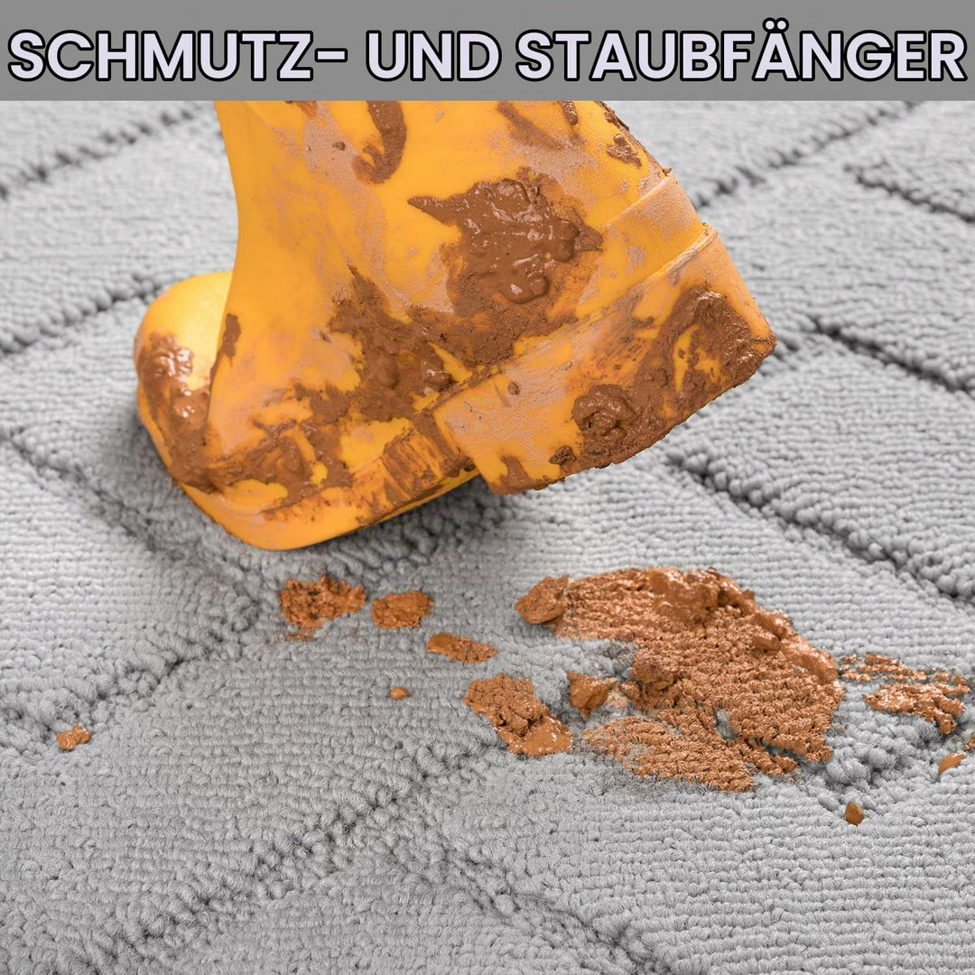 Fussmatte Innen Aussen Waschbar eingangsteppich innen Schmutzfangmatte rutschfest,Türmatte Innen Tep