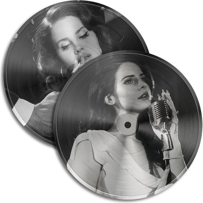GIFTSFARM Lana Vinyl-Schallplatten-Wanddekoration, Del Rey Merch, Poster, Raumdekor (29,5 cm, 2 Stüc