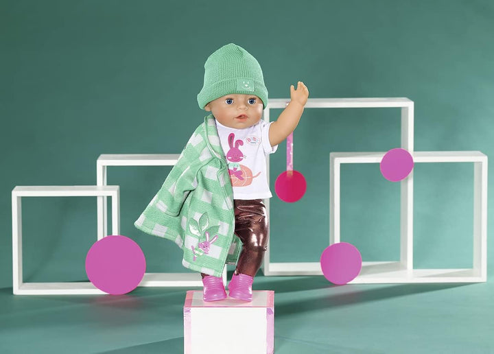 BABY born, Puppenkleidung, BABY born Deluxe Mantel 43 cm mit Jacke, Shirt, Leggings, Mütze und Schuh