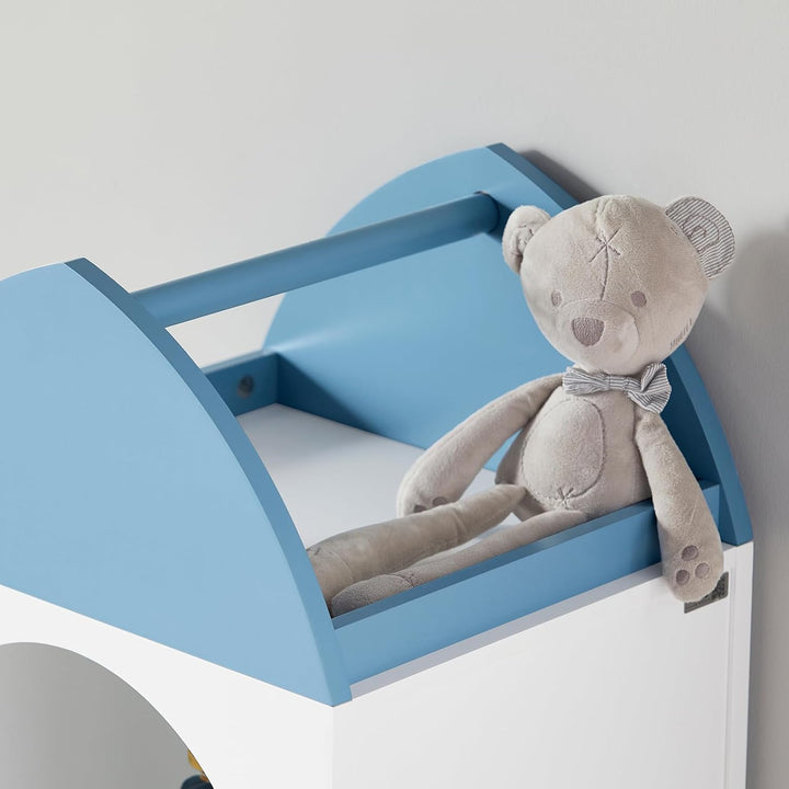 SoBuy KMB87-W Kinderregal Bücherregal Kinderzimmer Regal Aufbewahrungsregal für Kinder Kinderzimmer