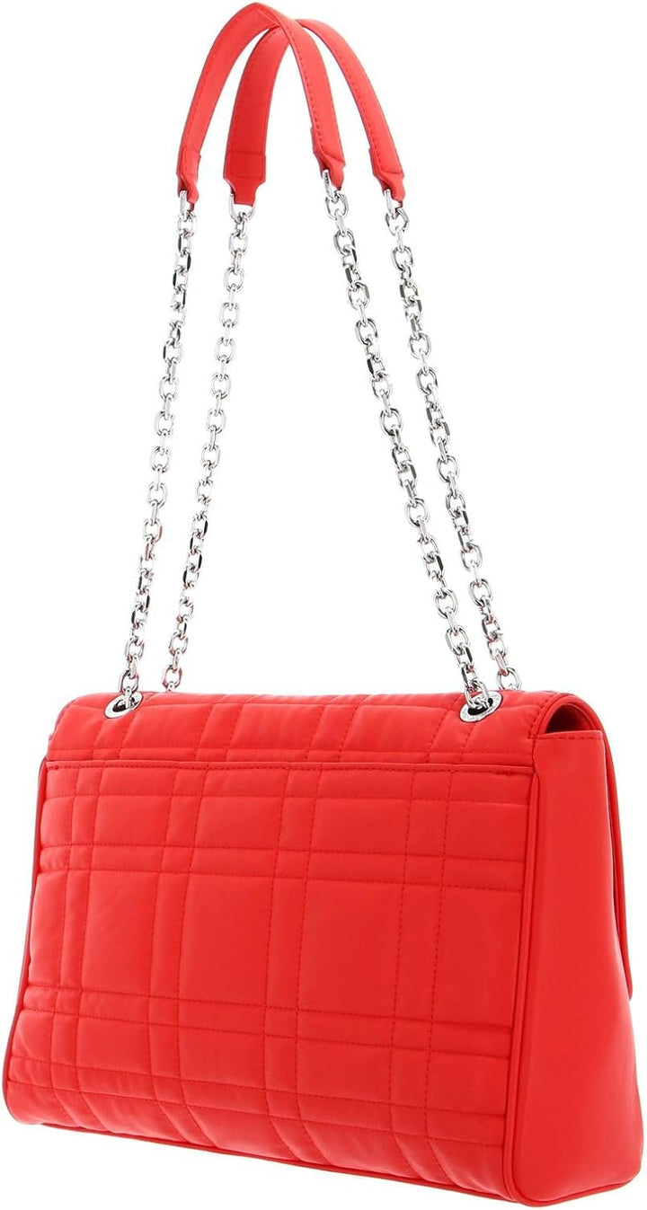 Calvin Klein Re-Lock Quilt Shoulder Bag L Deep Orange