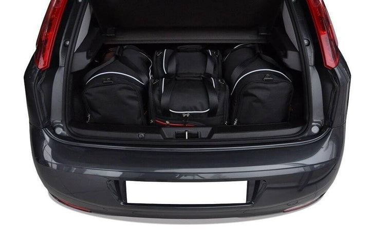 KJUST Dedizierte Kofferraumtaschen 4 STK kompatibel mit FIAT Punto 2012 2012+