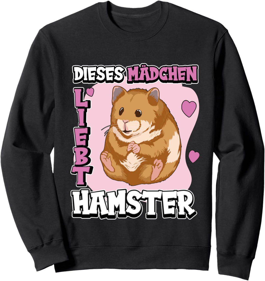 Kinder Dieses Mädchen liebt Hamster Sweatshirt