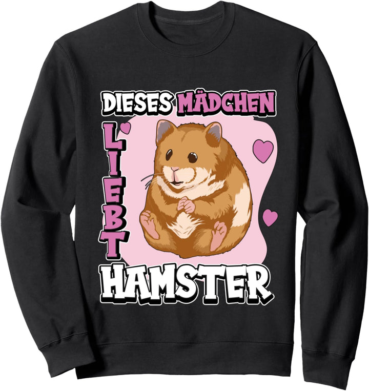 Kinder Dieses Mädchen liebt Hamster Sweatshirt