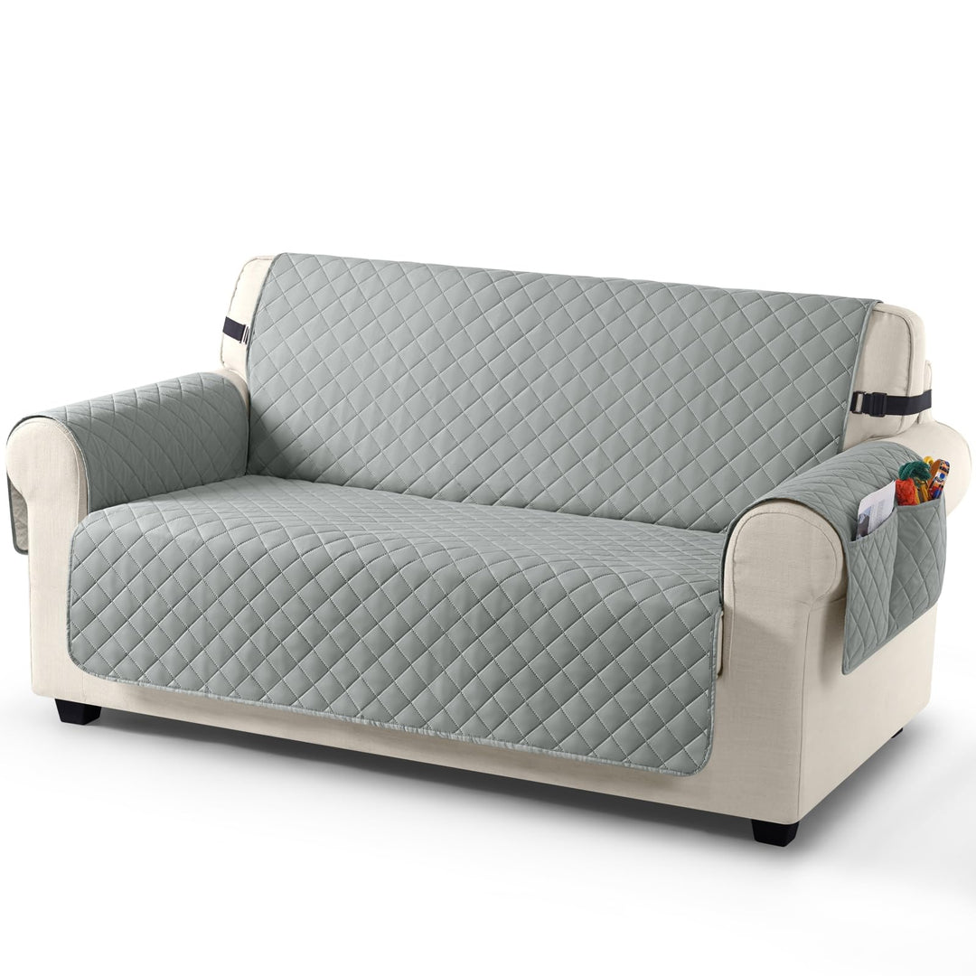TAOCOCO Sofa Überzug, Sofabezug Wasserdicht Mit Gummiband，Wohnzimmer Anti-Rutsch Gepolsterter Sofasc