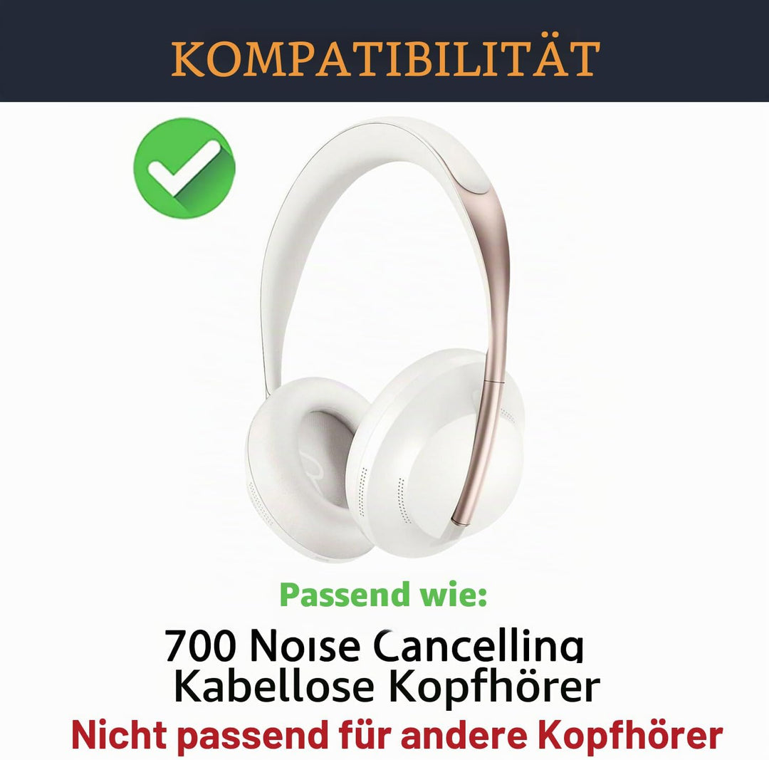 SOULWIT Kühlgel Ersatzpolster Ersatz Ohrpolster für Bose 700 (NC700 NC 700) Noise Cancelling Kopfhör