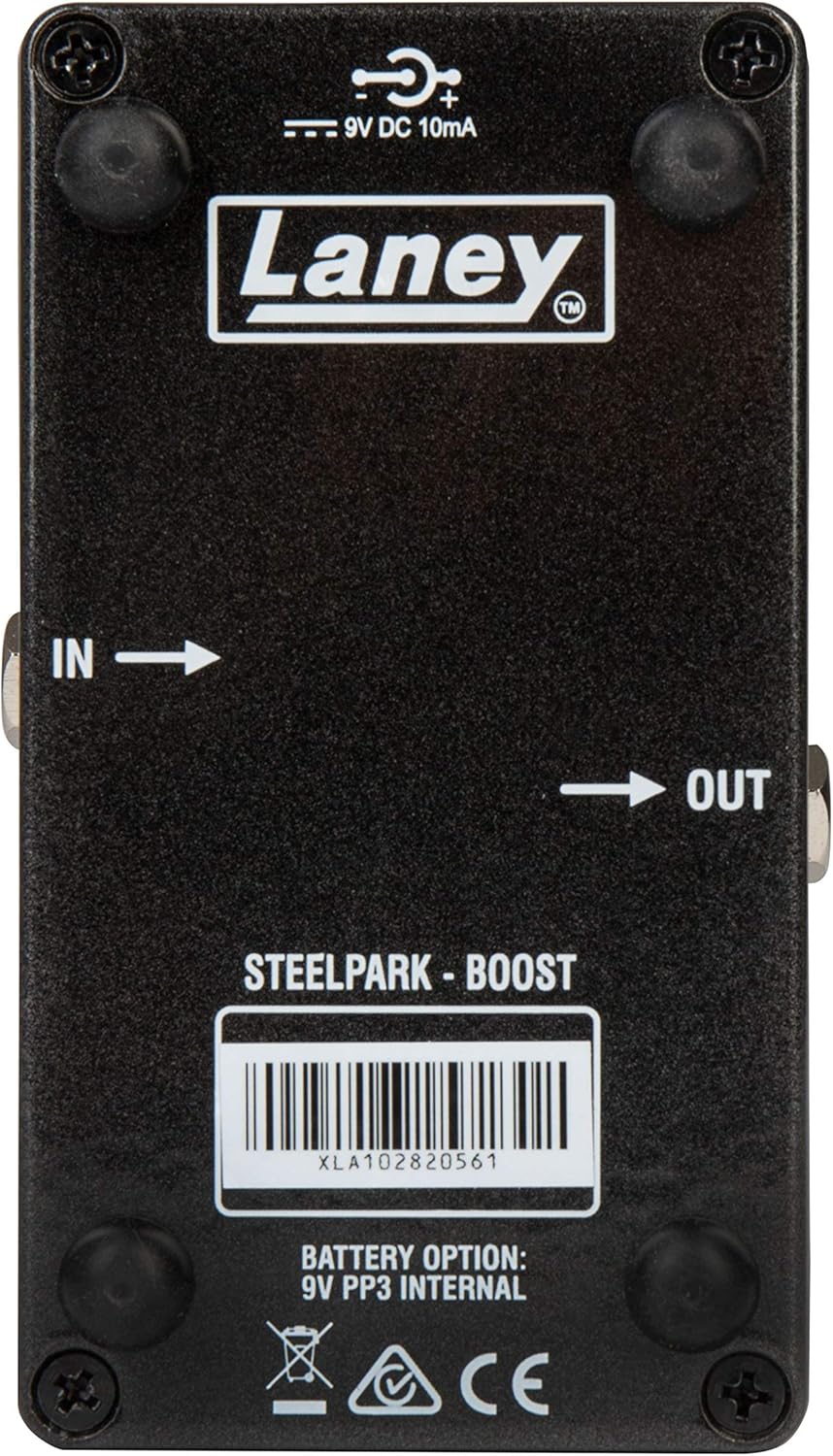 Laney Black Country Customs by Laney - Steelpark - Boutique Effect Pedal - Boost, Steelpark
