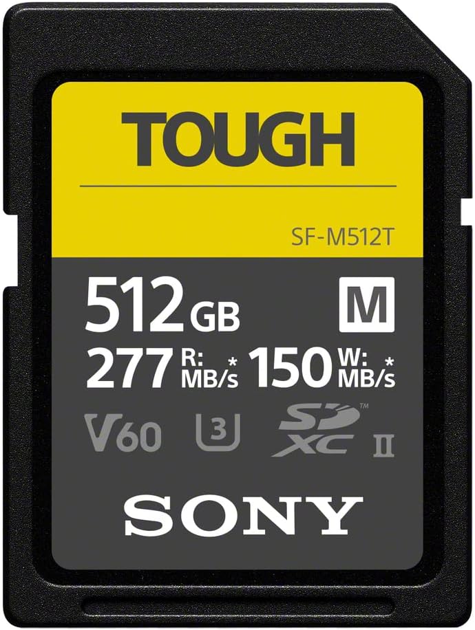 Sony 512GB SF-M Serie Tough SD-Tough-Karte 512 GB, SD-Tough-Karte 512 GB