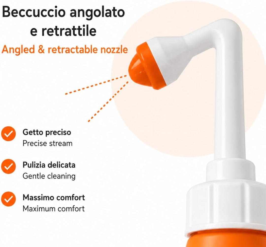 Hello Bidet Flasche für Intimpflege - Intimreinigung für Zuhause oder Unterwegs