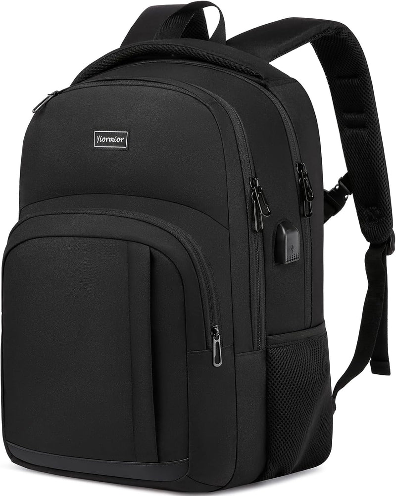 YIORMIOR Schulrucksack Jungen Mädchen Teenager, Rucksack Herren Damen Laptop Rucksack Daypacks für 1