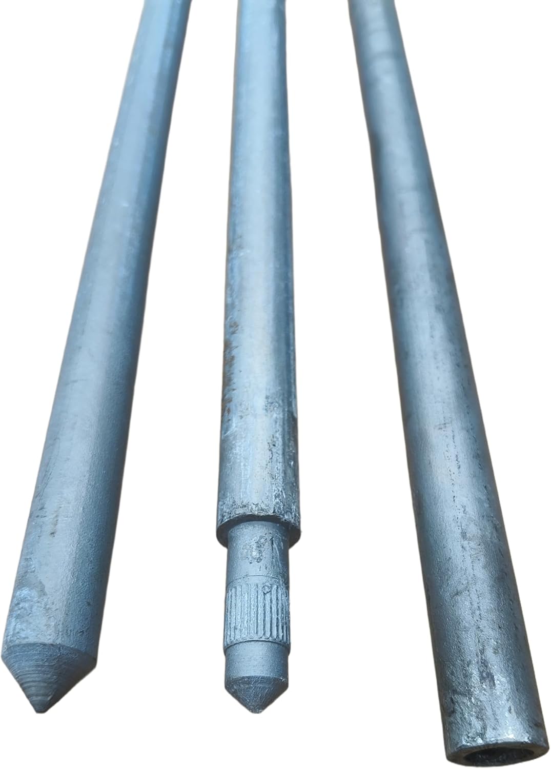 Tiefenerder Erder Erdung feuerverzinkt Ø16 1500mm SET - Längenauswahl 1,5m 3,0m 4,5m 6,0m 7,5m 9m (Ø