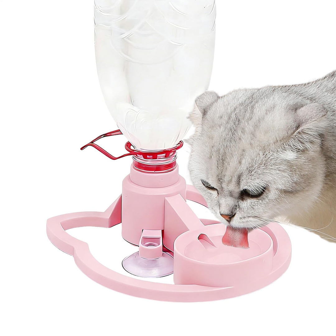 Katzen-Getränkespender mit Saugnapf, automatischer Ständer für Kätzchen, für Hunde, kleine, mittelgr