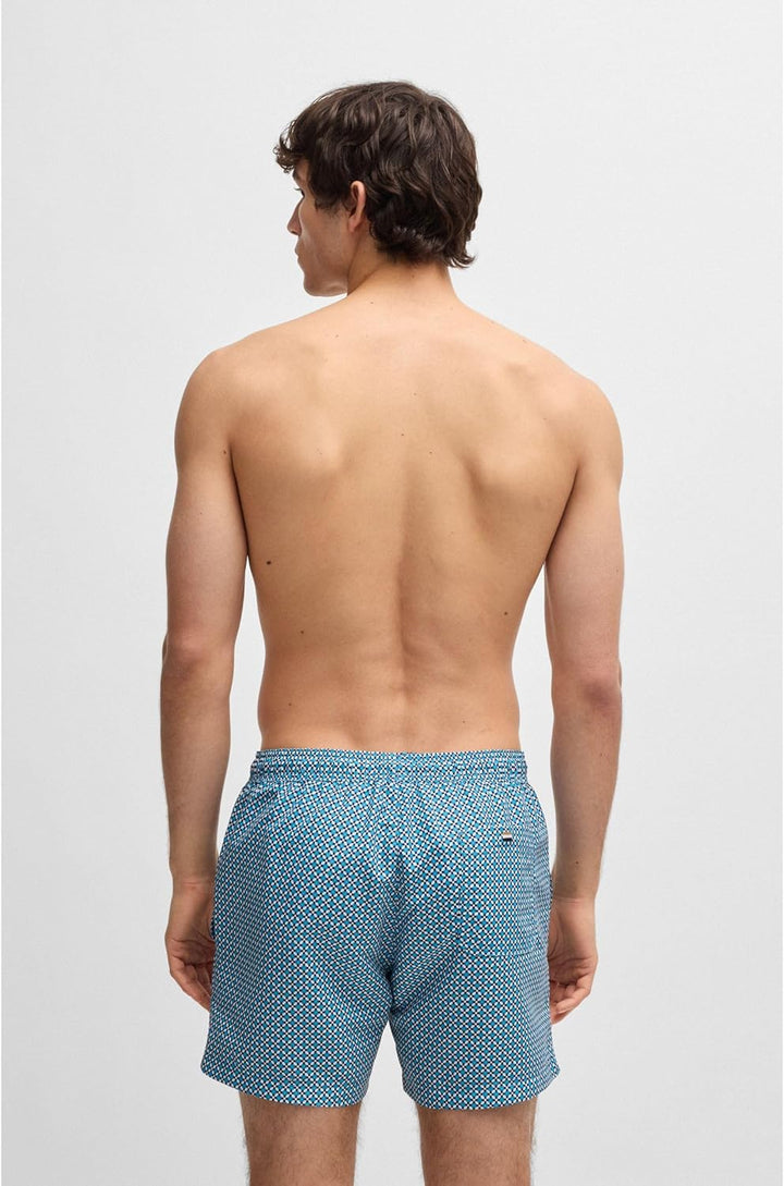 BOSS Herren Vibe Swim Short S Blau483, S Blau483
