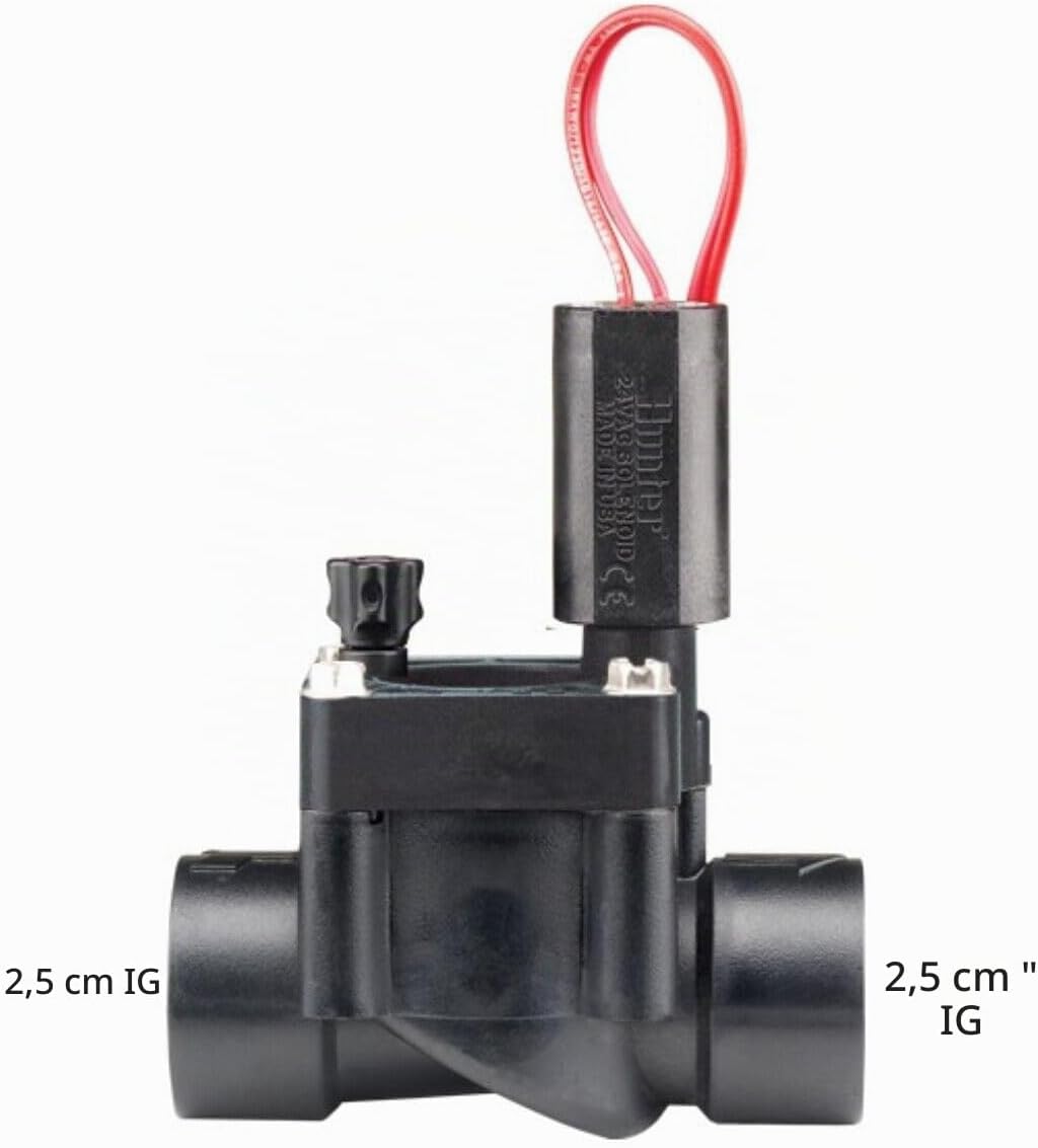 HUNTER Magnetventil PGV-100-G-B 1" IG mit PE Kupplung 25/32-1" AG Ventil Kugelventil ohne Durchfluss