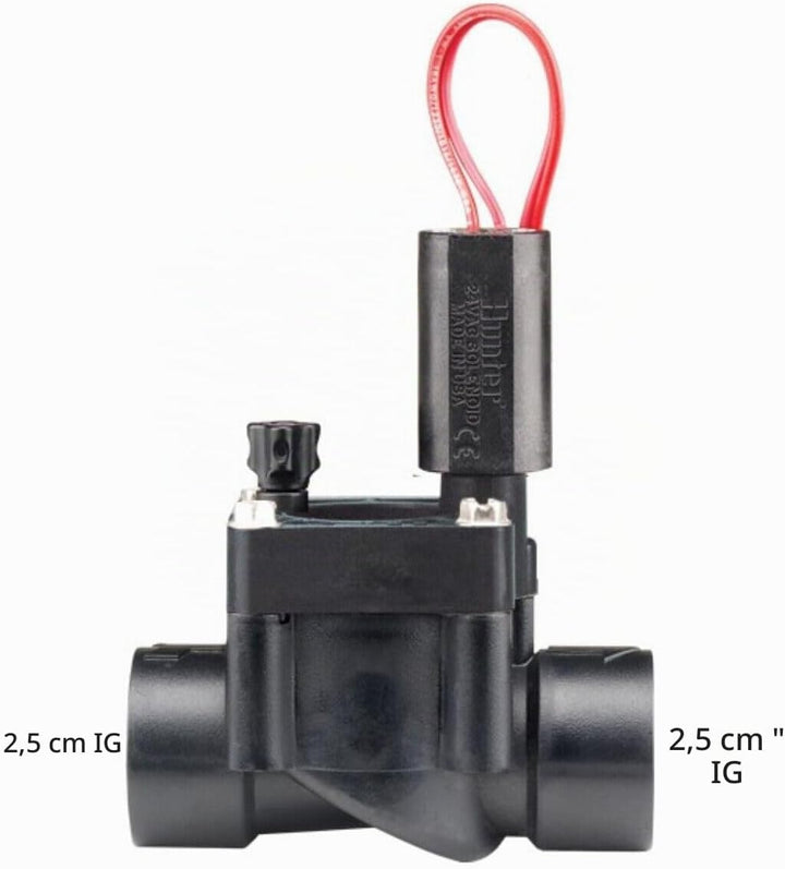 HUNTER Magnetventil PGV-100-G-B 1" IG mit PE Kupplung 25/32-1" AG Ventil Kugelventil ohne Durchfluss