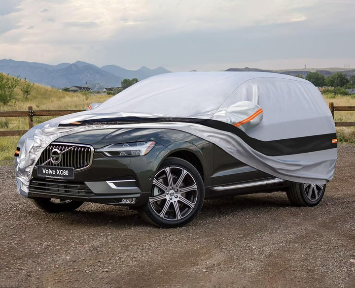 Autoabdeckung SUV Passend für Volvo XC60(2008-2025) 10 Schichten Vollgarage Auto Abdeckplane 100% Wa