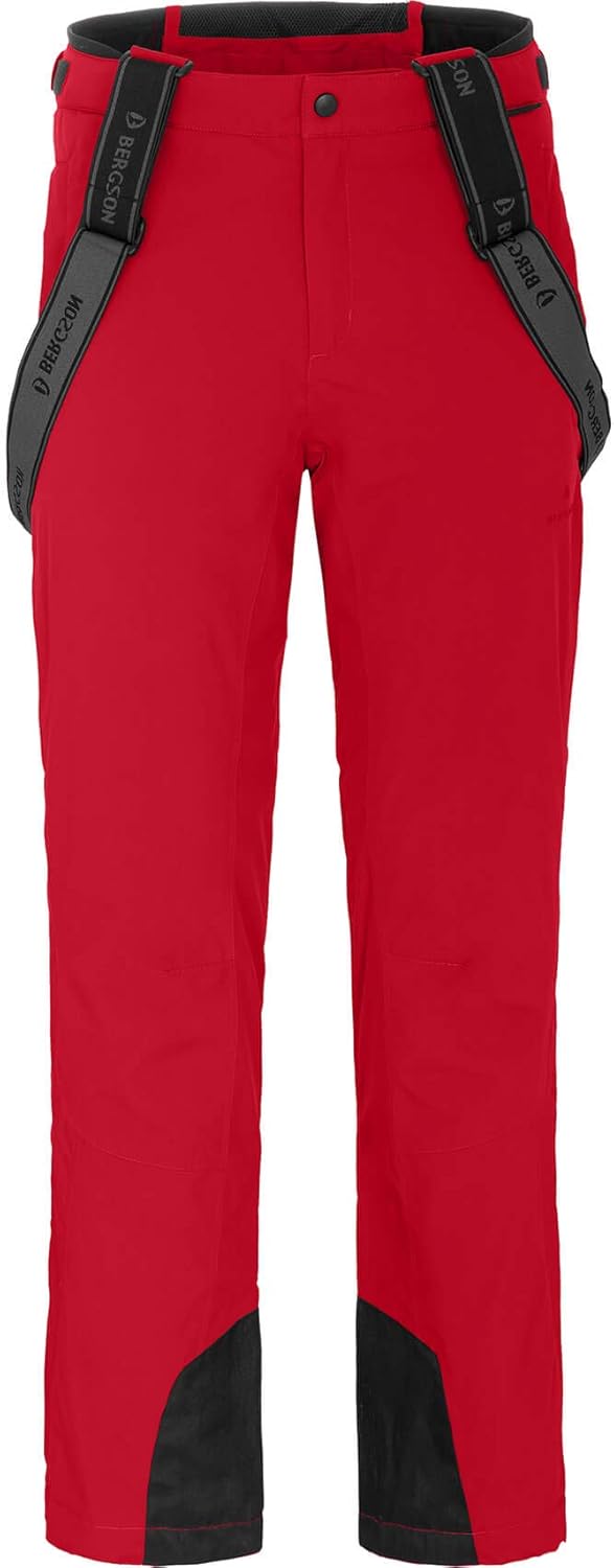 Bergson Flex | Herren Skihose, wattiert, bielastisch, 20000 mm Wassersäule - Oberschenkel Belüftung,